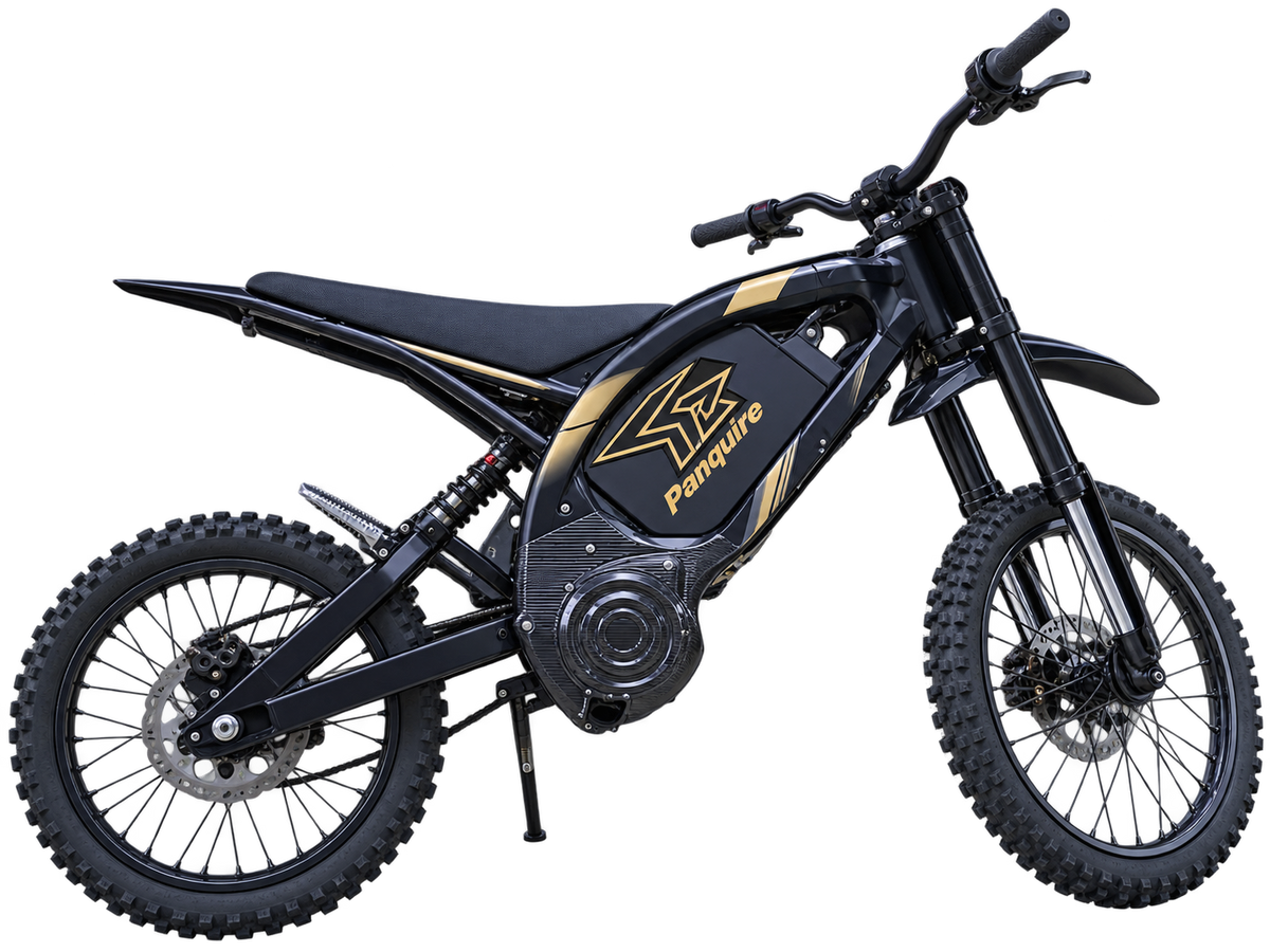 Panquire T-01 electric dirt bike opposite side profile